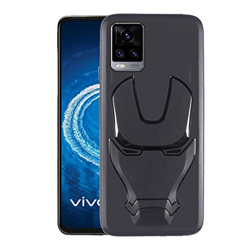 VIDO 3D Iron Man Avengers Back Case Cover | 360 Degree Protection | Shock Proof | Screen & Camera Protection | Soft Silicon Rubberised Back Cover for Vivo V20 (B08YQPYX62) Amazon Price History, Amazon Price Tracker