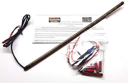 Under-the-Fender LED Taillight & Turn Signal Kit for 2018+ Harley Davidson Fat Bob - Smoke Lens