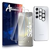 Anoowkoa 2+2 Pezzi Vetro Temperato per S24 plus + Fotocamera Pellicola Protettiva,Protezione Schermo...