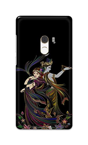 Image of Lord Radha and Krishna Hard Back Case Cover for Mi Mix 2 / Mi Mix Evo Back Cover -(J5) VNS2223
