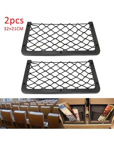 Filet de rangement élastique pour stopper les objets qui glissent dans le coffre - 4