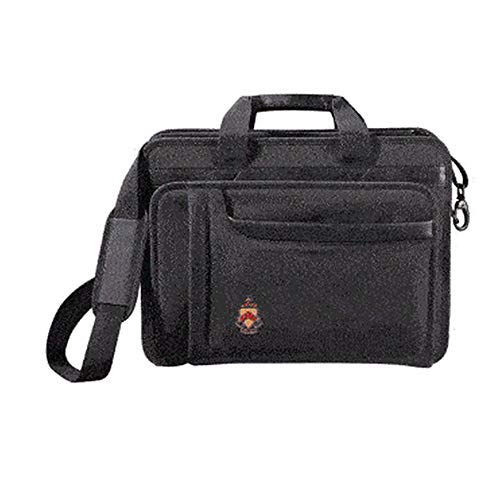Greekgear Phi Kappa Tau Crest - Shield Briefcase Attache Black