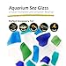 Galápagos (05138) Aquarium Sea Glass – Tumbled Decorative Glass for Aquariums, Terrariums, Crafts, Vases, and Home Decor, 4 lb Bag, Atlantic Mix