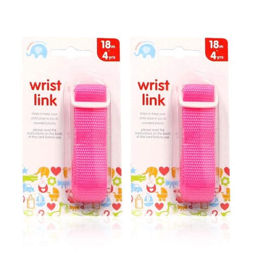 A2Z 4 Kids Anti Lost Safety Stylish Wrist Link Belt Baby Toddler - Wrist Link AZ70203 Pink