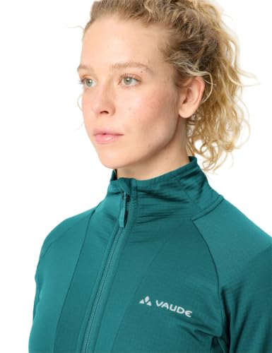 VAUDE Monviso Fleecejacke für Damen, atmungsaktiv – Fjord Green – Gr. 38 – Ansicht 4