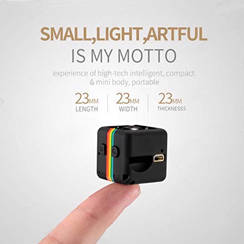 Mini câmera de DV/filmadoras em formato de cubo 480P 64: 640x480 sensor inteligente de visão noturna