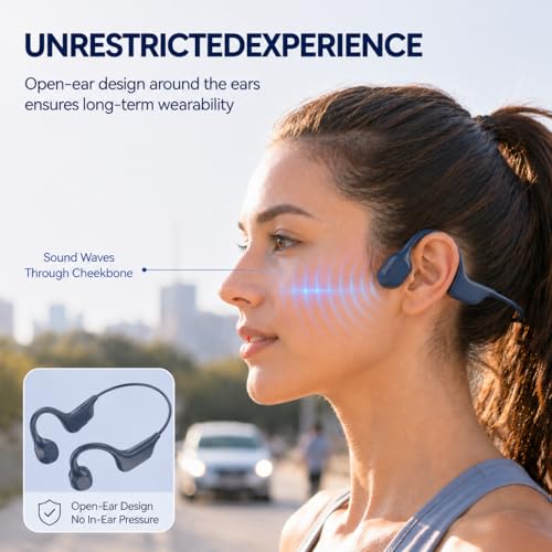 Casque à conduction osseuse Bluetooth 5.4 étanche et autonome - 3