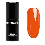 NÉONAIL Vernis Semi Permanent Couleur 7,2 ml - Vernis Gel UV Semi Permanent - Orange - Tangy Orange - Vernis à Ongles - Gel Polish - Gel UV Couleur - Nail Art