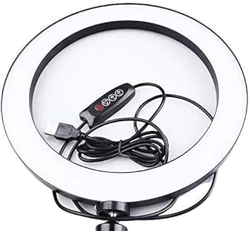 O-Tech LED Ring Light for Camera Smartphone You-Tube Video Shooting Instagram Reels and Makeup, MX Takatak, Musically, Vigo and Many More (10 inch)