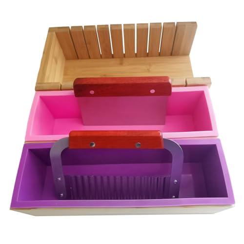 Oshhni Seifenschneider aus Holz, professionell, langlebig, praktisches manuelles Werkzeug, Seifenschneider, Seifenherstellungsset für Kekskerzen, Käsegeräte