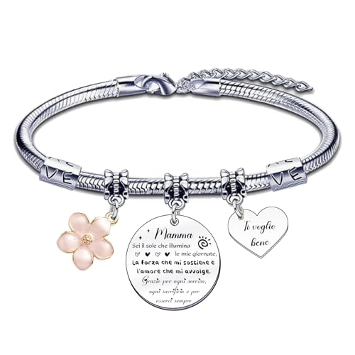 FGHJK Braccialetto Donna per Festa della Mamma - Regalo Originale