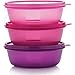 Produktbild TUPPERWARE pink, lila Überbleibsel Schüssel Set Aufbewahrungsbox Food Container (600 ml x 3).