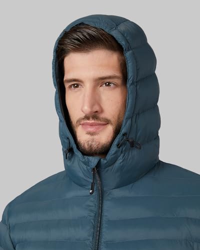 Image of 32 Degrees Men's Lightweight Recycled Poly-Fill Packable Jacket | Zippered Pockets | Layering | Water Repellent