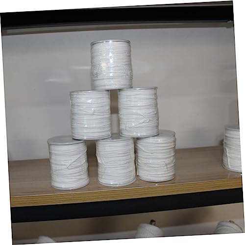 Homoyoyo 2roll Accesorios para hacer velas con mecha de algodón miniatura 2