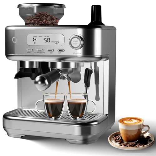 Cafetera de Expreso con Molinillo Integrado y 2.3 L