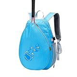 de Tennis für Kinder, atmungsaktiver Badminton-Rucksack für Paddel-Ausrüstung, für und Mädchen, Anfänger, Unterricht, Turnier, Sommercamp, Schule, Reisen