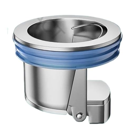 Drain de sol durable en laiton silver au design épuré pour douche