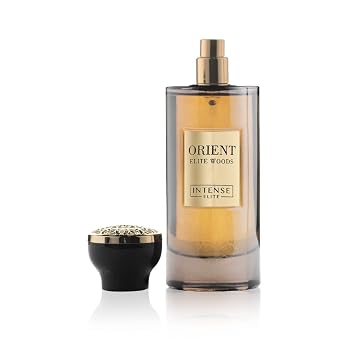 عطر INTENSE ELITE Orient Elite Woods Eau de Parfum للرجال 100 مل (3.4 أونصة) | عطر عود فاخر مع صندوق هدايا مغناطيسي، يحتوي على روائح القرنفل والزعفران والورد والجلد