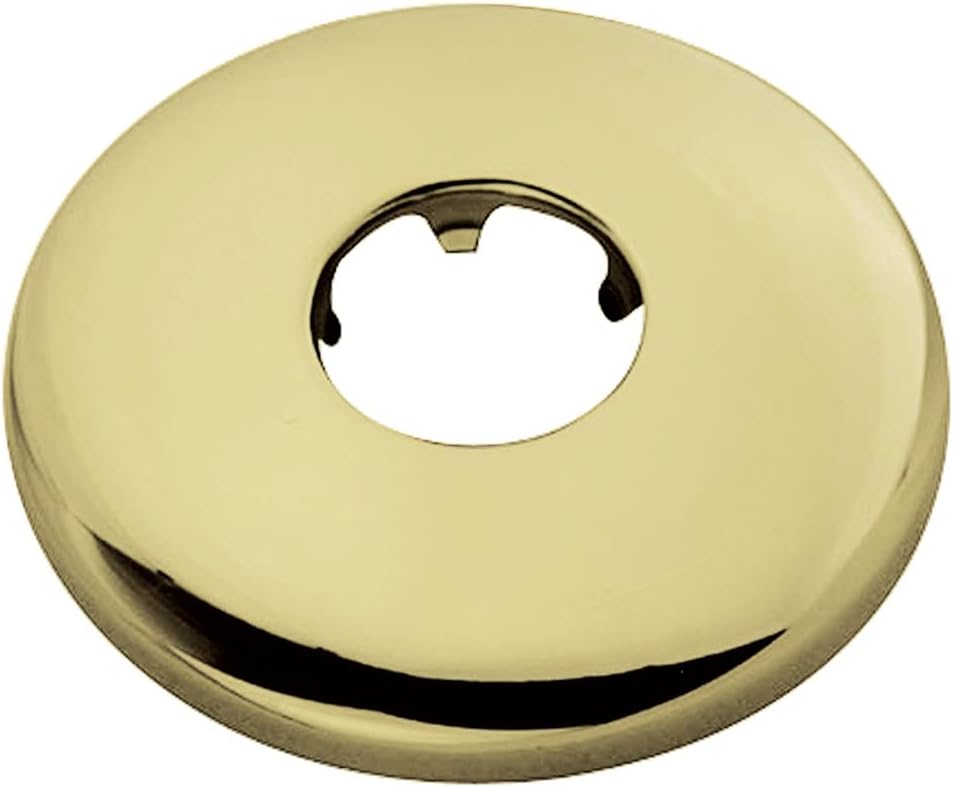 Kingston Brass K150F2 Designer Trimscape Showerscape Shower Arm Flange, Polished Brass 2.25 x 2.25 x 0.38