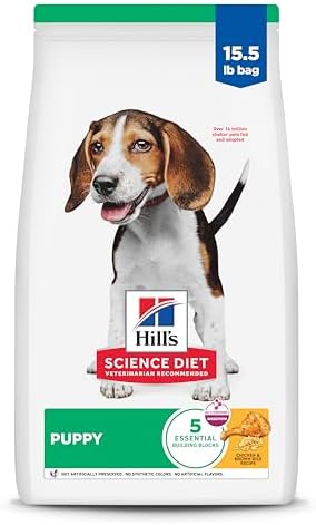 Hill's Science Diet Puppy Dry Dog Food, Chicken & Brown Rice, 15....