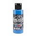 Createx Wicked Colors W028 Fluorescent Blue 2oz. water-based universal airbrush paint. by SprayGunner