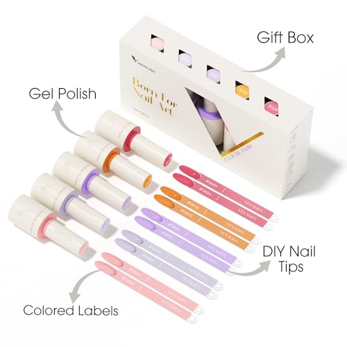 Set de Esmaltes en Gel VENALISA 5 Colores 10ML miniatura 2