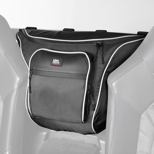 KEMIMOTO UTV Behind Seat Storage Bag Center Seat Bag Compatible with Polaris General 1000/ XP 1000 2016-2026 Tool Bag 12L Large Capacity UTV Accessories