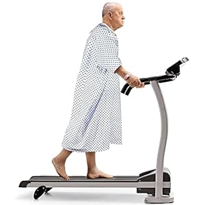 Wrinkle-Free Hospital Gown – Premium Cotton Blend – Soft Comfortable Durable Fabric – Back Front Tie – Fits Up to 2XL Size – Multipurpose Patient Gown for Men and Women – Reusable and Washable