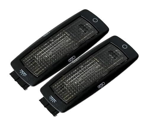 Luz de lectura trasera para Golf y Beetle beige, pack de 2 lámparas de techo interiores de coche