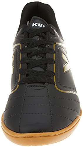 Kelme KEF4112005161 Chuteira Futebol Salão Sprint 1.0 FS para Homem, Preto/Dourado, 41