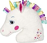 Die Spiegelburg - Einhorn-Kissen mit Satinbandmähne - Prinzessin Lillifee - 23389, perfekte Kinderzimmerdekoration, Stoffkissen für Mädchen und Jungen, Geschenk für kleine Einhornfans