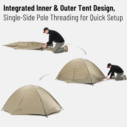 Carpa Naturehike Giling Pro para 1/2 personas, 4 estaciones miniatura 2