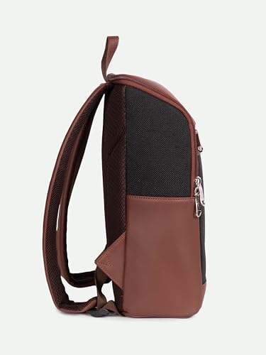 Image of ZOUK Amalia Unisex Vegan Leather Laptop Backpack (Large) | Stylish Office & Travel Backpack for Men & Women | Fits 15-inch Laptop |