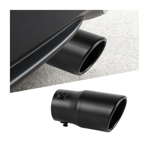 Ping Noise from Exhaust when Cooling Down - 2017-2019 Volvo 5 FALVFUN Car Exhaust Tip, 2.6' Inlet 3' Outlet 5.79' Length Stainless Steel Vehicle Exhaust Tail Pipe, Automotive Tail Throat Tailpipe Modification Accessories, Universal for Most Vehicles (Black)