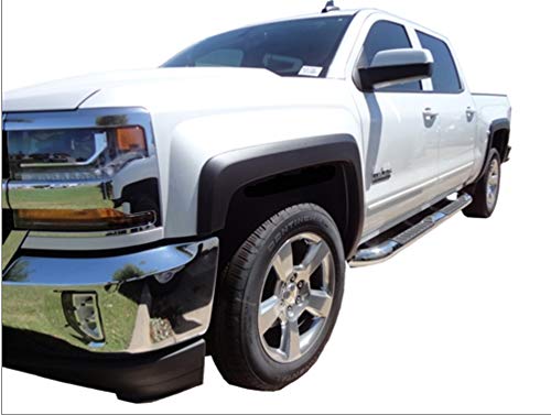 Monkey Autosports Fender Flares For 2014-2018 Chevrolet Silverado. Factory/Oe Design. Full Set Of 4 #TOP7