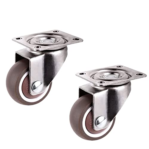 Roues de meuble super muet 1.25 pouces en caoutchouc souple haute durabilité