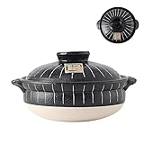 stufa terracotta fumisteria forlivese Ceramica di alta qualità: realizzato in argilla di alta qualità e cotto due volte per una glassa naturale, questo vaso è privo di sostanze nocive come piombo, cadmio e arsenico. I materiali naturali utilizzati sono ricchi di oligoelementi, garantendo pasti più sani. Offre durata, eccellente ritenzione del calore, rapida conduzione del calore e facile pulizia.