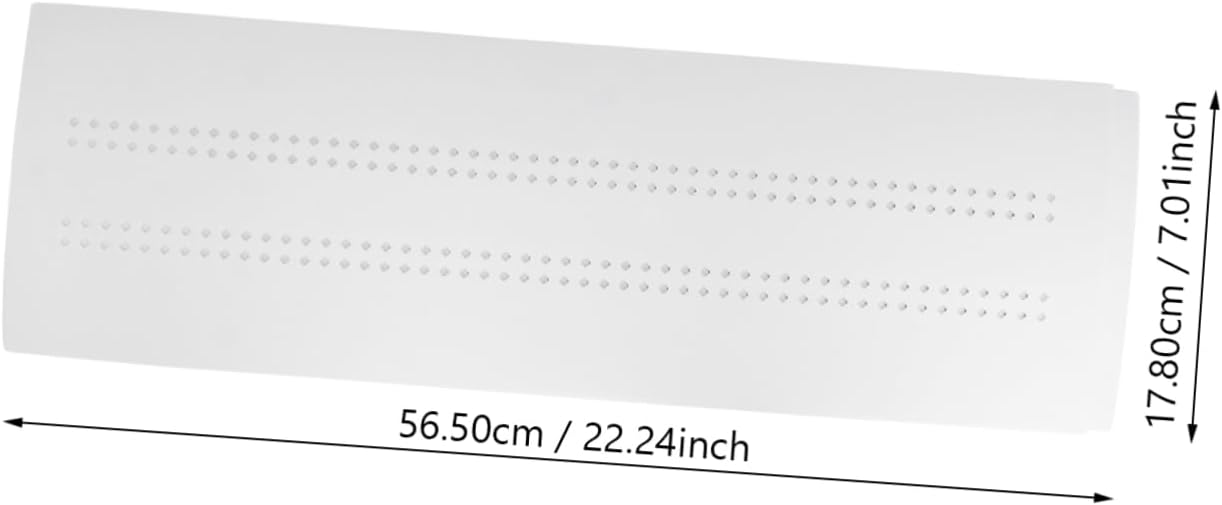 1pc Indoor Air Conditioner Deflector Baffle Direct Blowing Windshield Accessory for Home Use Simple Installation Ventilated Design Material