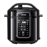 Midea Pressure Cooker 6L, 70% Faster 14 Presets, Nourish Pro, 9-in-1 Multi Cooker(Yogurt Maker, Rice Cooker, Slow Cooker, Sauté, Steamer,etc.) Stainless Steels Inner Pot Non-Stick Dishwasher Safe