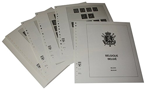 Feuilles pré-imprimées Belgique LINDNER album timbres belges période 1944-1956