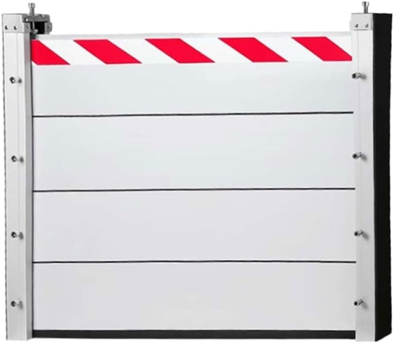 Flood Barrier 20/40/60/80/100cm Aluminum Flooding Protection Prevention Board Suitable for Garage, Basement, Front Door, Driveway(Interior,130x20cm)