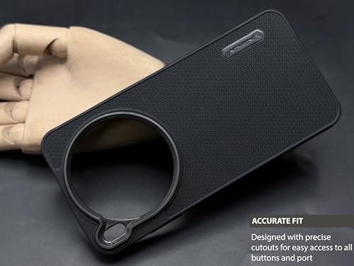 Image of NIUKIN Grip Guard Case for Vivo X300 5G | Camera Ring | Shockproof Scratchproof Cover | Black