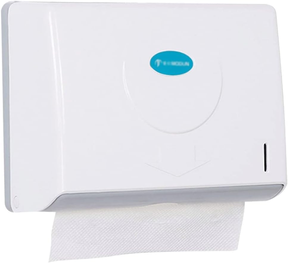 Paper Towel Dispenser Stylish Paper Towel Dispenser Wall Mount Hand Tissue Holder for Bathroom Toilet Kitchen Tissue Dispenser Paper Holder High Capacity