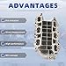 MITZONE Automotive Aluminum Intake Manifold Compatible with 2011-2020 Chevy Dodge Jeep RAM V6 3.6L Grand Cherokee Wrangler Grand Caravan Journey Charger Avenger Town & Country 200 300 1500