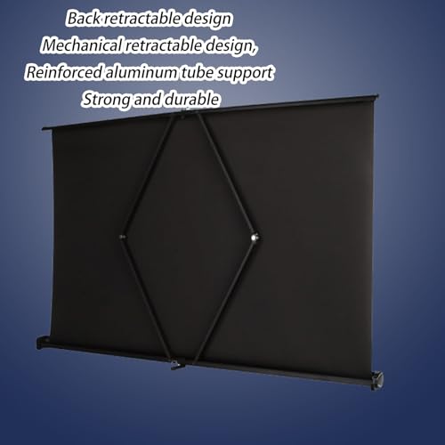 Pantalla de proyección manual 50" 16:9 portátil miniatura 7
