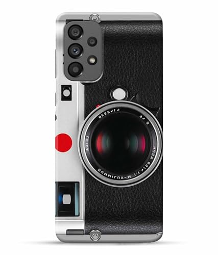 Image of Printed Hard Back Case Cover & Compatible for Samsung Galaxy A73 5G / Samsung A73 5G | Vintage Camera Art (Multicolor) - D1188