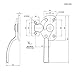 Zinc Alloy Commercial Kitchenware Oven Steaming Door Handle Freezer Cabinet Industrial Equipment Lock(Right)