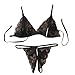 Clearance Trendy Sale Sexy Lace Women Comfortable Home Wear Fashion Sleeveless Lingerie Nightgowns for Women Soft Sexy Under (Black, One Size)