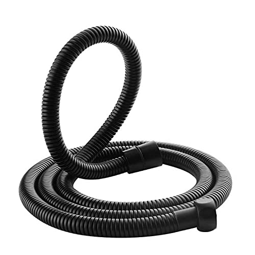 Tubo Doccia Tubo flessibile dell'acqua del bagno Acqua opaca del tubo della doccia nero opaco for il bagno 304 Acciaio inossidabile Acciaio inossidabile Doccia rubinetto rubinetto Acceessories 1.5m 2m