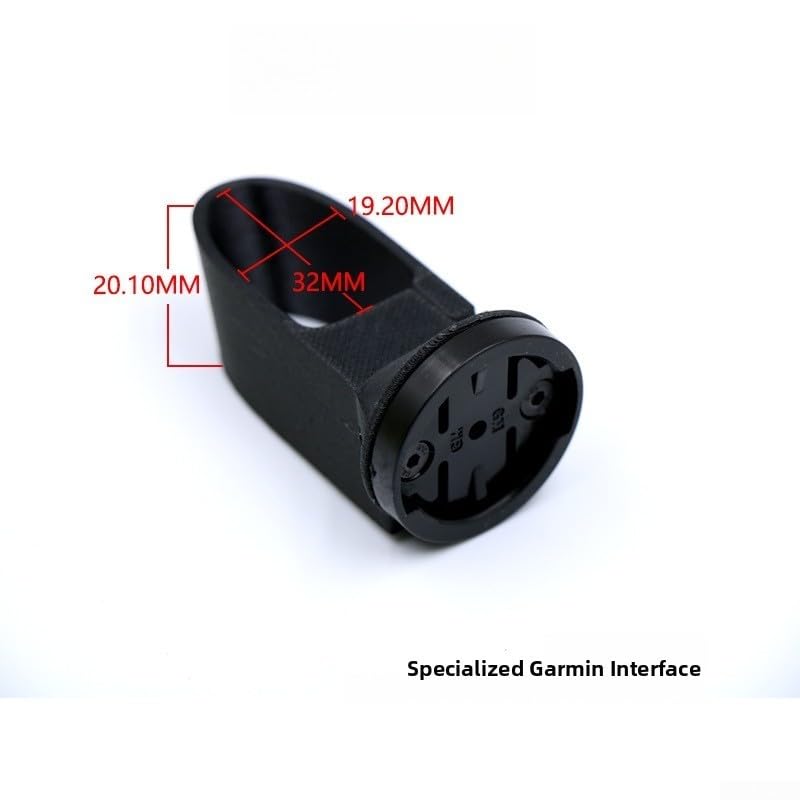 Supporto per fanale posteriore in fibra di carbonio per Giant per TCR Gen10 Leggero CNC per Garmin Maikin per BRYTON Compatibile con Split integrato per AERO Bike Secure Nero 16,7 g Installazione